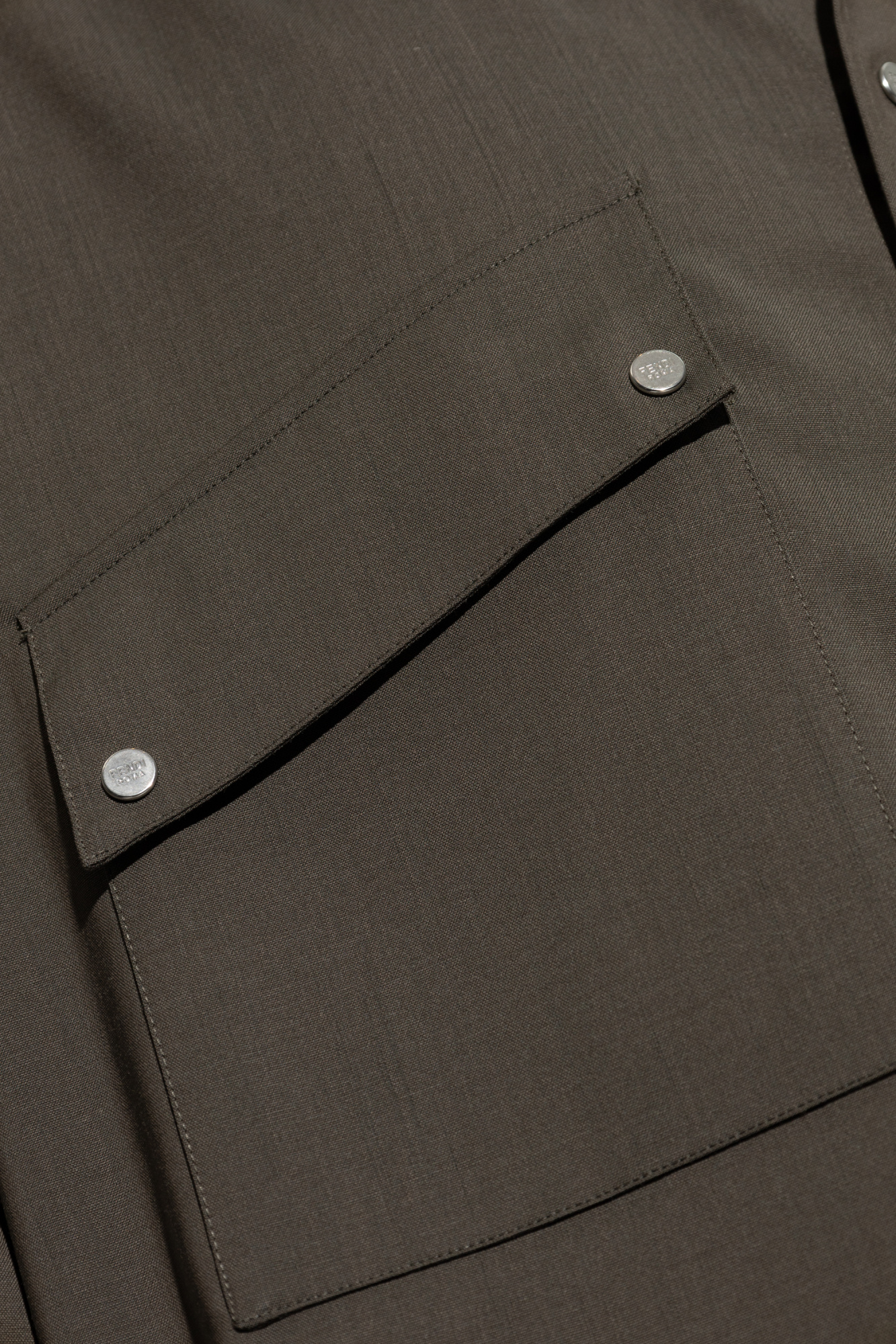 Fendi Wool shirt with pockets | Men's Clothing | Vitkac
